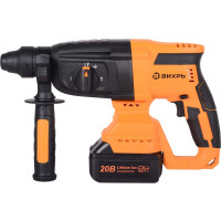 Перфоратор аккумуляторный Вихрь АП-20Li/4, в комплекте 2 АКБ и ЗУ, в кейсе 72/3/20