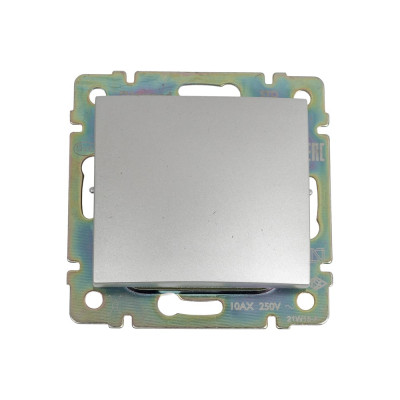 Перекрестный переключатель Legrand Valena алюминий одноклавишный 770107