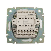 Перекрестный переключатель Legrand Valena алюминий одноклавишный 770107