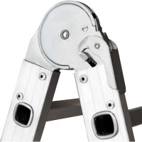 Двухсекционная шарнирная лестница Новая Высота Проф 2х10 604410