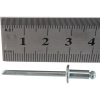 Заклепка вытяжная Ст/Ст 4,0х8 станд. бортик 500шт. Fasty 01210004008AM