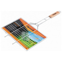 Решетка-гриль SPARTA 220х340 мм, хромированная 69567