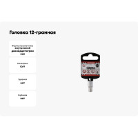 Головка 12-гранная (6х25 мм; 1/4") Arnezi R0010006