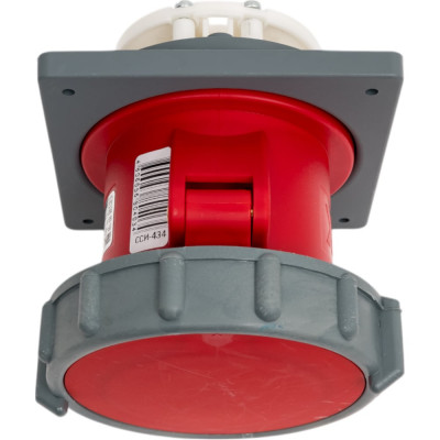 Встраиваемая розетка IEK MAGNUM ССИ-434 63А-6ч/380-415В 3P+PE IP67 PSN72-063-4-2-67