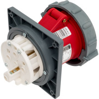 Встраиваемая розетка IEK MAGNUM ССИ-434 63А-6ч/380-415В 3P+PE IP67 PSN72-063-4-2-67