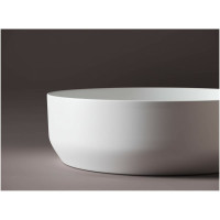 Умывальник чаша Ceramicanova Element накладная, круглая, цвет белый матовый 390х390х120 мм CN6022MW