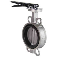 Затвор дисковый поворотный DN.ru 316L-316L-NBR Ду125 Ру16 с рукояткой D050-01451