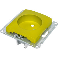 1-местный механизм розетки Systeme Electric скрытой проводки Glossa 16А IP20 250В без заземления фисташковый GSL001041