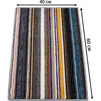 Придверный коврик ComeForte мультиколор 40х60 см PP-2001