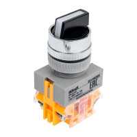 Переключатель Dekraft ПЕ22-ACR-2-BLK 25139DEK