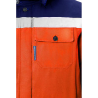 Утепленный костюм СОЮЗСПЕЦОДЕЖДА КОММУНАЛЬЩИК НЬЮ оранжевый/темно-синий, р. 64-66, рост 182-188 2000000136806