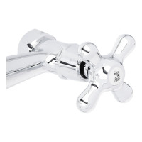 Смеситель для кухни СоюзКран настенный, круглый излив 25 см, керамическийкран-буксы 1/2, хром, цинк SK10-S204 567-064