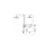 Душевая система RGW SP-52 B 21140852-04