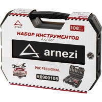 Набор инструментов ARNEZI 1/4 DR, 1/2 DR 108 предметов R0900108