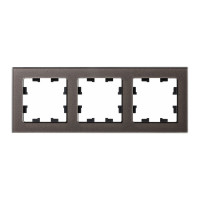 3-ая рамка Systeme Electric AtlasDesign Nature Стекло мокко SE ATN320603