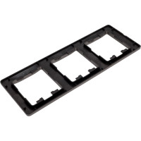 3-ая рамка Systeme Electric Glossa Графит, вертикальная SE GSL001307