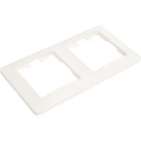 2-ая рамка Systeme Electric Glossa Молочная, вертикальная SE GSL000906