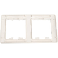 2-ая рамка Systeme Electric Glossa Молочная, вертикальная SE GSL000906