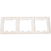 3-ая рамка Systeme Electric Glossa Молочная, вертикальная SE GSL000907