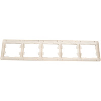 5-ая рамка Systeme Electric Glossa Молочная, горизонтальная SE GSL000905