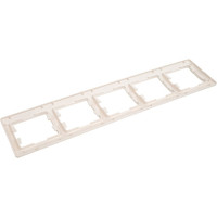 5-ая рамка Systeme Electric Glossa Перламутр, горизонтальная, SE GSL000605