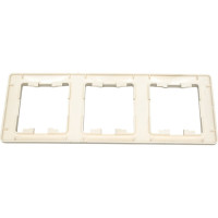 3-ая рамка Systeme Electric Glossa Платина, вертикальная SE GSL001207