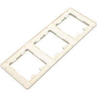 3-ая рамка Systeme Electric Glossa Платина, вертикальная SE GSL001207