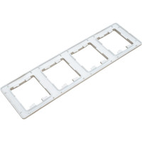 4-ая рамка Systeme Electric Glossa Платина, вертикальная SE GSL001208
