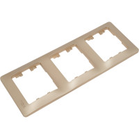 3-ая рамка Systeme Electric Glossa Титан, вертикальная SE GSL000407