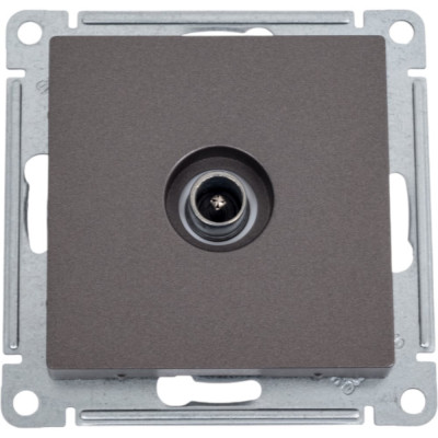 Розетка TV Systeme Electric AtlasDesign Мокко проходная 4DB, механизм SE ATN000692