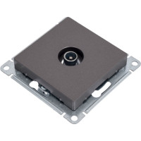 Розетка TV Systeme Electric AtlasDesign Мокко проходная 4DB, механизм SE ATN000692