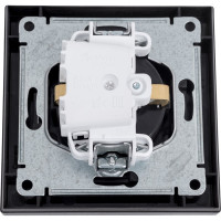 Розетка Systeme Electric AtlasDesign Мокко с/з со шторками, 16А, в сборе SE ATN000644