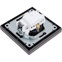 Розетка Systeme Electric AtlasDesign Мокко с/з со шторками, 16А, в сборе SE ATN000644