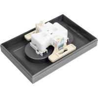 Розетка Systeme Electric AtlasDesign Сталь б/з двойная, со шторками,16А, в сборе SE ATN000922