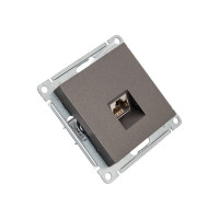 Компьютерная розетка Systeme Electric AtlasDesign Мокко RJ45, кат. 6A, механизм SE ATN000686
