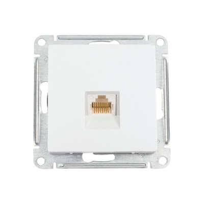 Телефонная розетка Systeme Electric AtlasDesign Жемчуг RJ11, механизм SE ATN000481