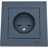 Розетка Systeme Electric AtlasDesign Грифель б/з, 16А, в сборе SE ATN000740