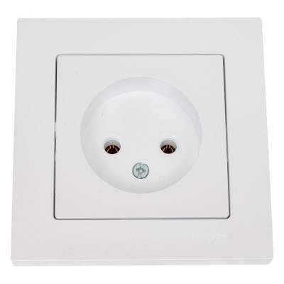 Розетка Systeme Electric AtlasDesign Жемчуг б/з, 16А, в сборе SE ATN000440