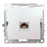 Компьютерная розетка Systeme Electric AtlasDesign Жемчуг RJ45, кат. 6A, механизм SE ATN000486