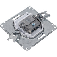 Розетка TV Systeme Electric AtlasDesign Алюминий проходная 4DB, механизм SE ATN000392