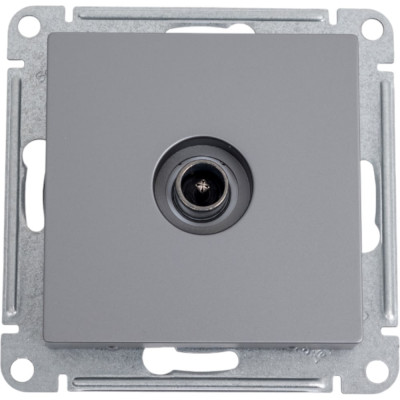 Розетка TV Systeme Electric AtlasDesign Сталь оконечная 1DB, механизм SE ATN000991