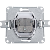 Розетка TV Systeme Electric AtlasDesign Сталь оконечная 1DB, механизм SE ATN000991
