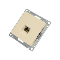 Компьютерная розетка Systeme Electric AtlasDesign Бежевый RJ45, кат. 6A, механизм SE ATN000286