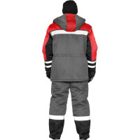 Зимний костюм URSUS ЗИМНИК темно-серый/черный/красный КОС631-300; 60-62, 182-188