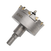 Коронка по металлу 60 мм с пластинами ВК8 WOLFSTAR cw00045
