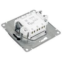 Переключатель Systeme Electric Glossa Графит 2-клавишный, сх.6,10AX SE GSL001365