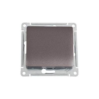 Переключатель Systeme Electric Glossa Графит перекрестный, сх.7, 10AX SE GSL001371