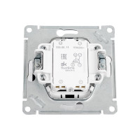 Переключатель Systeme Electric Glossa Графит перекрестный, сх.7, 10AX SE GSL001371