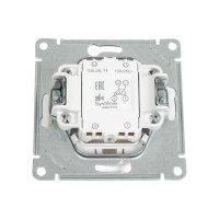 Перекрестный переключатель Systeme Electric Glossa Платина, сх.7, 10AX SE GSL001271