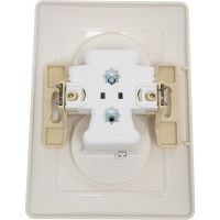 Розетка Systeme Electric Blanca внутр Молочная 2-ая б/з со шторками, 16А, 250В SE BLNRS000122
